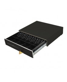 Денежный ящик для купюр и монет MERCURY CD-490 cash drawer black, металлические крепления